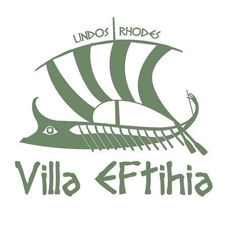 Villa Eftihia In Lindos Luaran gambar