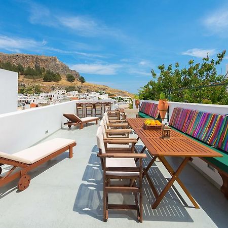 Villa Eftihia In Lindos Luaran gambar