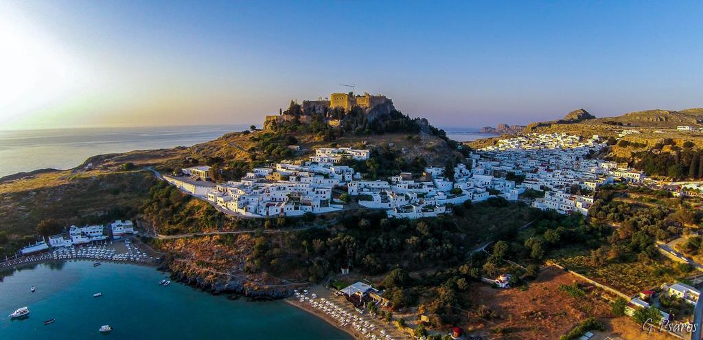 Villa Eftihia In Lindos Luaran gambar