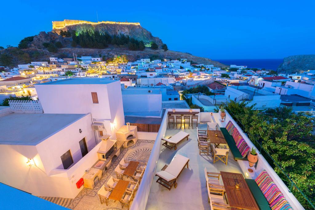 Villa Eftihia In Lindos Luaran gambar