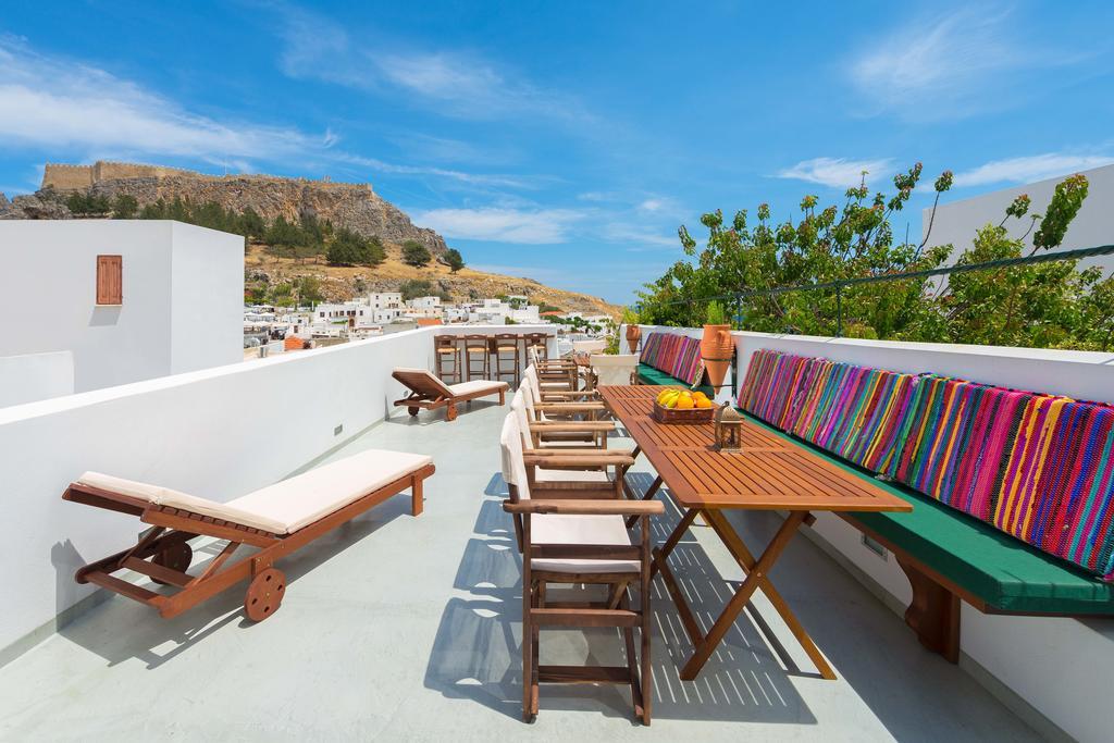 Villa Eftihia In Lindos Luaran gambar